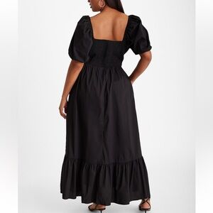 Express puffed short sleeve Maxie dress Size S / NWT